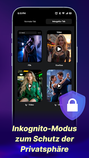 Privater Browser Sicher Screenshot