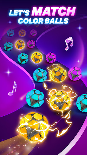 Dancing Road Color Balls Match screenshot