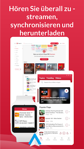 Offline Podcast App: Player FM Screenshot