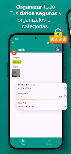 Captura de pantalla de Password Safe and Manager