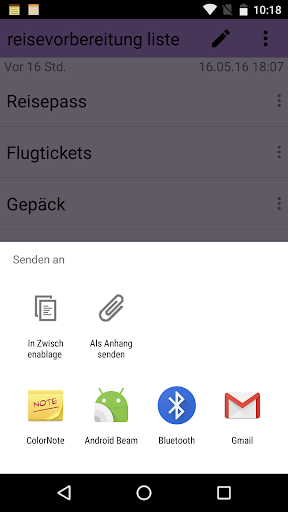ColorNote Notepad Notizen Screenshot