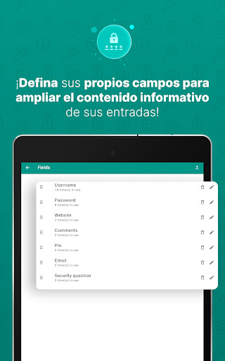 Captura de pantalla de Password Safe and Manager