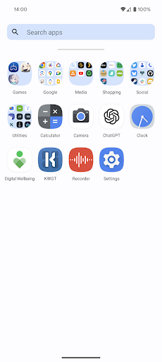 Captura de pantalla de Nova Launcher Prime