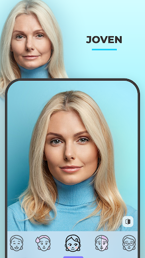 Captura de pantalla de FaceApp: Editor facial