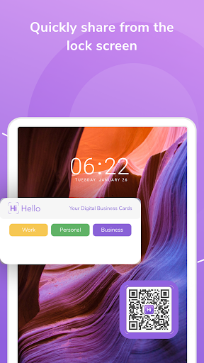 Captura de pantalla de Tarjeta de Visita de HiHello