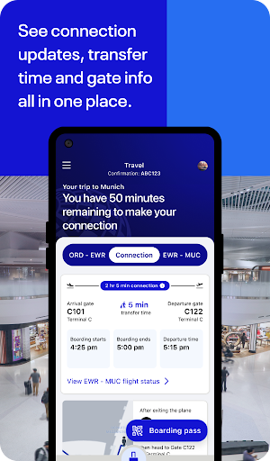 Captura de pantalla de United Airlines
