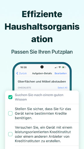 Putzplan & Haushaltsplaner Screenshot