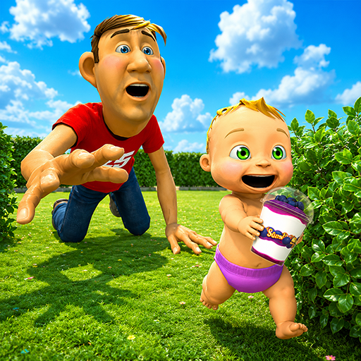 Rainbow Prank: Hide Daddy
