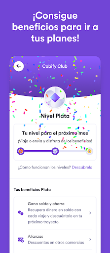 Captura de pantalla de Cabify – Coches, taxis y más