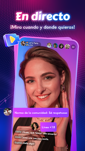 Captura de pantalla de Chamet - Live Chat & Fiesta