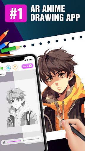 Captura de pantalla de Draw Anime - AR Tracing App