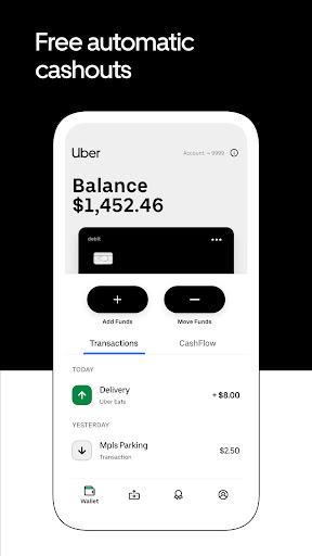 Captura de pantalla de Uber Pro Card