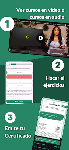 Captura de pantalla de Cursa - Cursos online