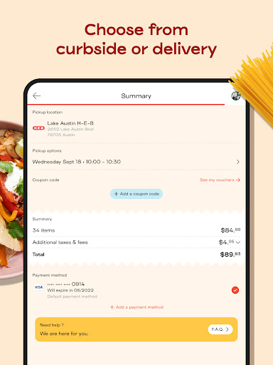 Captura de pantalla de Jow - easy recipes & groceries
