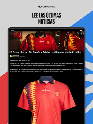 Captura de pantalla de OneFootball: Resultados Fútbol