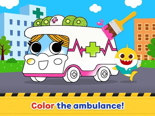Baby Shark Car Town: Kid Games screenshot