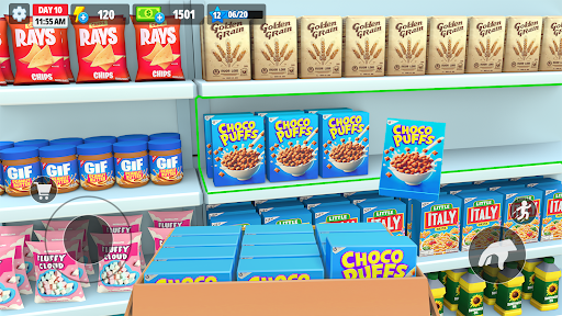 Captura de pantalla de juego de tienda supermercado