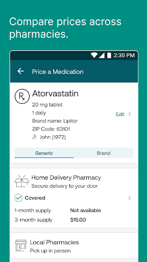 Express Scripts Screenshot
