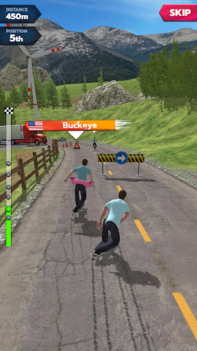 Captura de pantalla de Downhill Race League