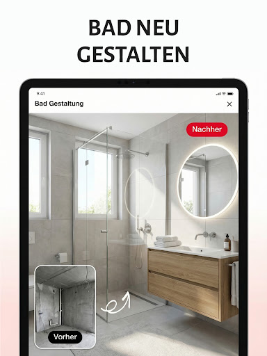 SnapHome: AI Wohnungsdesign Screenshot