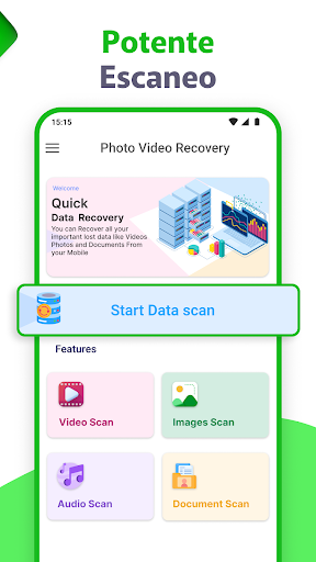 Captura de pantalla de Recuperar Fotos Borradas