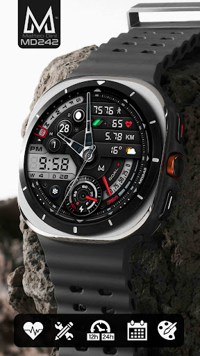 MD242 Hybrid watch face Screenshot