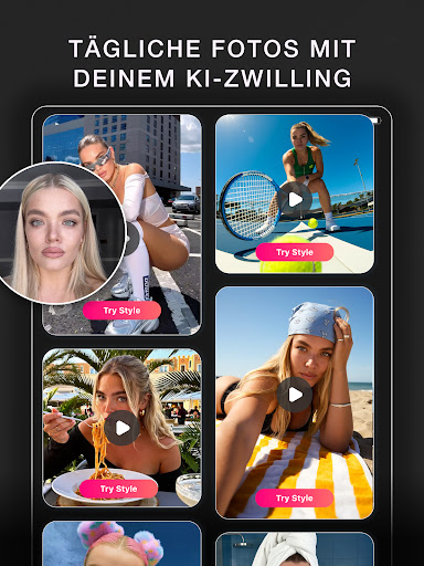 Glam AI Video & Foto Erstellen Screenshot