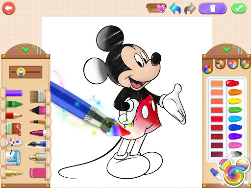 Disney Färbung Welt Screenshot