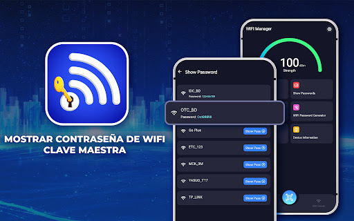 Captura de pantalla de Mostrar Contraseña Wifi