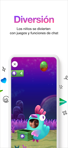 Captura de pantalla de Messenger Kids – La app de men