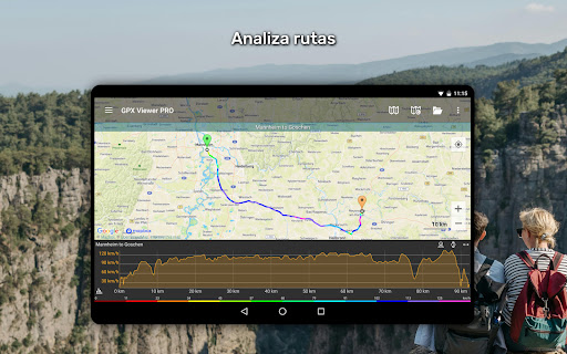Captura de pantalla de GPX Viewer PRO: caminar y bici