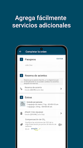 Captura de pantalla de Greyhound: boletos de autobús