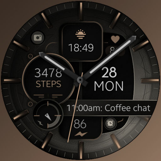Dream 132 bronze watch face