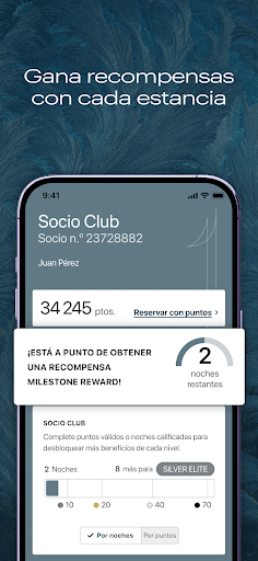 Captura de pantalla de Hoteles y Recompensas IHG
