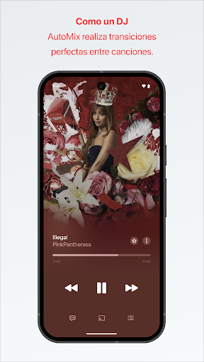Captura de pantalla de Apple Music