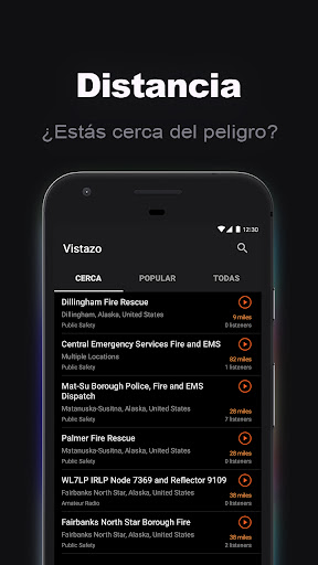 Captura de pantalla de Escáner Policial
