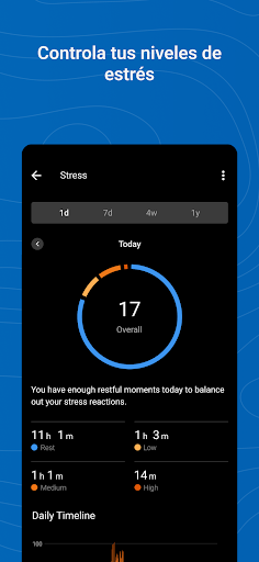 Captura de pantalla de Garmin Connect™