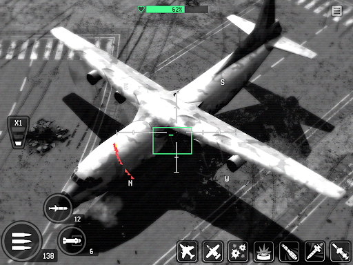 Captura de pantalla de War Drone: AC-130 Gunship Game