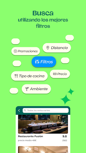 Captura de pantalla de TheFork - Reserva restaurantes