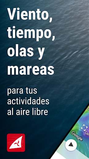 Captura de pantalla de Windfinder: Viento y clima