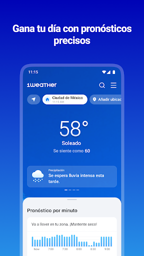 Captura de pantalla de 1Weather: Pronósticos y Radar