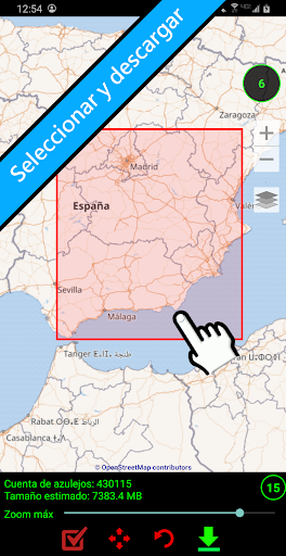 Captura de pantalla de GPS Waypoints Navigator