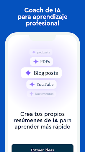 Captura de pantalla de Blinkist: Resúmenes de libros