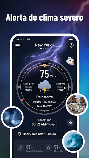 Captura de pantalla de Know Weather: Radar en vivo
