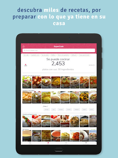 Captura de pantalla de SuperCook Generador de Recetas