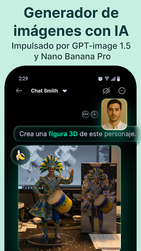 Captura de pantalla de Chat Smith: Chatbot IA Español