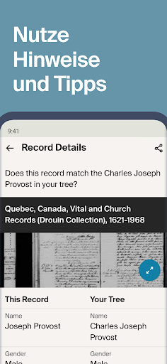 Ancestry: Familie und DNA Screenshot