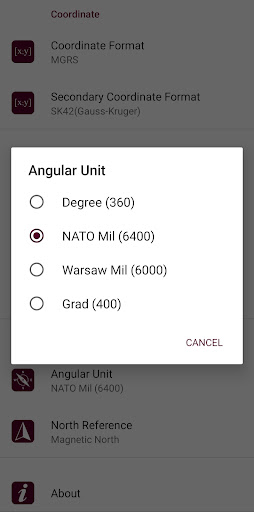 Captura de pantalla de Mgrs & Utm Mapa Pro