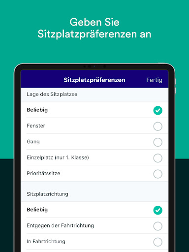 Trainline: Zugtickets kaufen Screenshot