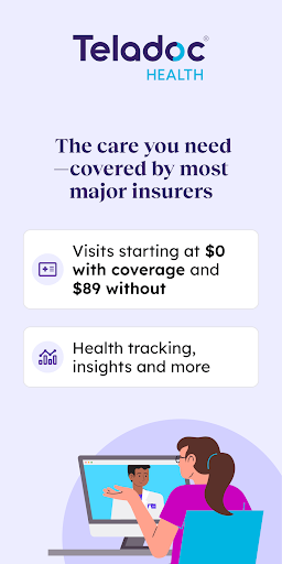 Captura de pantalla de Teladoc Health